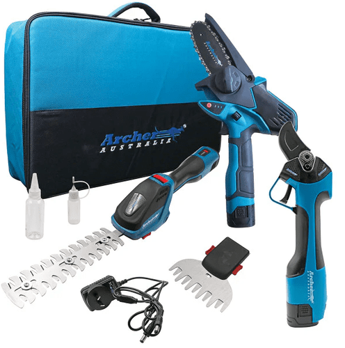 archer mini pruner saw, pruner, hedge 3 pce kit